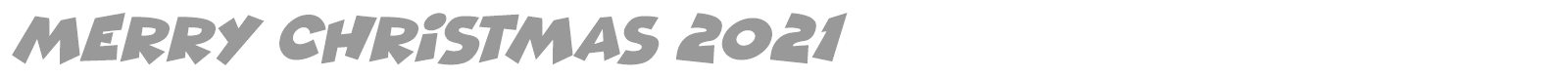 Merry Christmas 2021 font preview